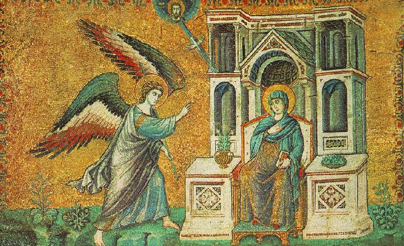CAVALLINI, Pietro Annunciation vfhdfhs oil painting image